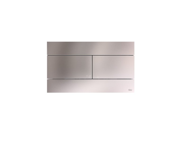 MATT CHROME SLIM DOUBLE FLUSH PUSH BUTTON
