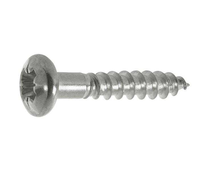 GALVANIZED OVAL CAB WOOD SCREW 3.5x20 BLISTER 125UD