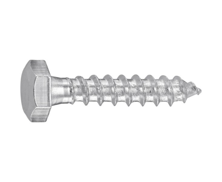 SCREWS FOR WOOD 571 HEXAG. GALV. 6x30 BLISTER 50UD