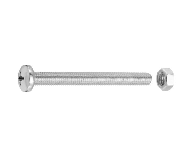 SLOTTED CYLINDRICAL HEAD NUTS 5x50 BLISTER 6UD