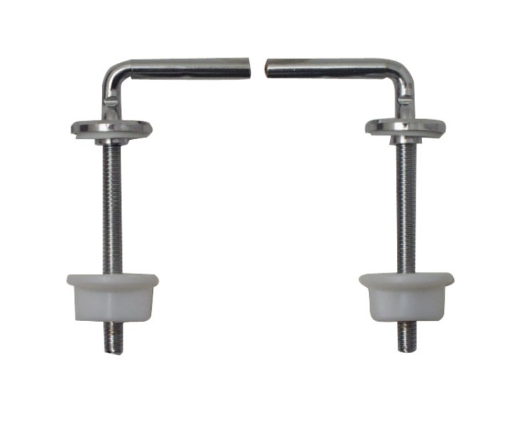 BISAGRAS TAPA INODORO FIJACION ACERO INOX.