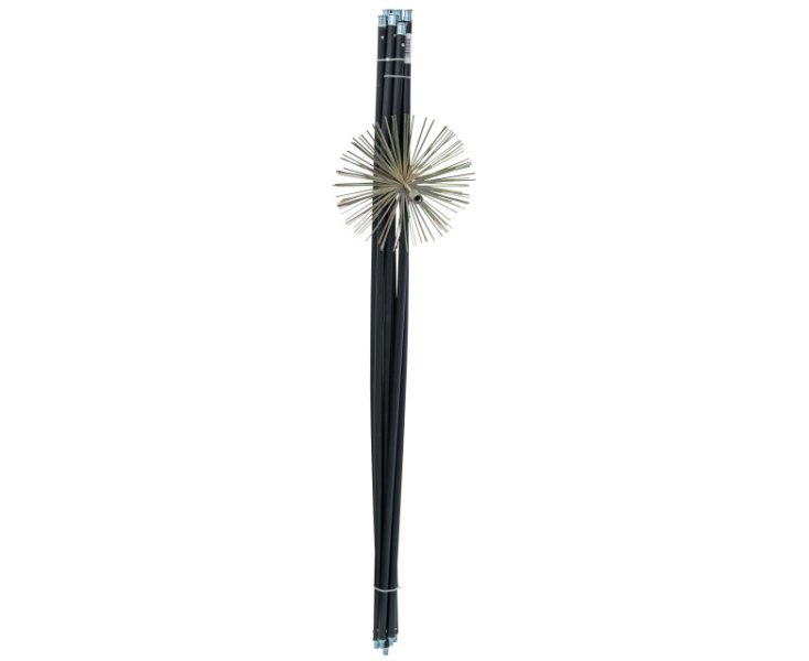 RODS 120cm W/25cm STEEL BRUSH 6UD