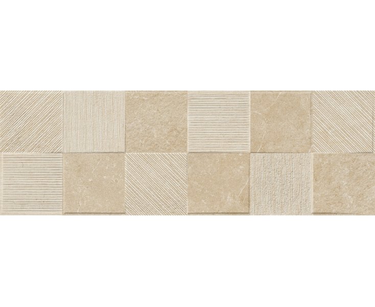 ETERNA GREIGE STRUTTURA QUADRO 3D RECT. 30x90