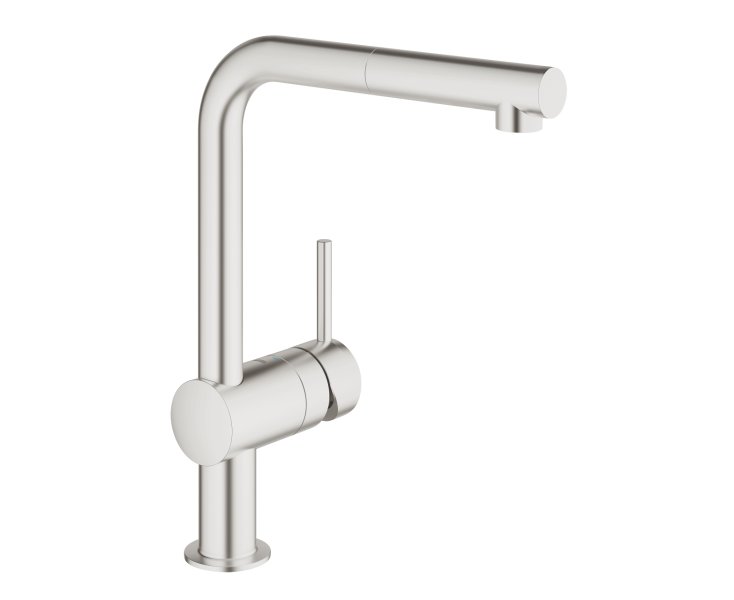MINTA SINK SINGLE LEVER WITH REMOVABLE SUPERSTEEL ​