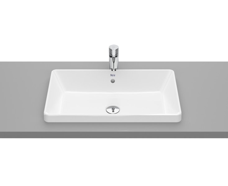 LAVABO THE GAP SQUARE ENCIMERA 60x37 BLANCO