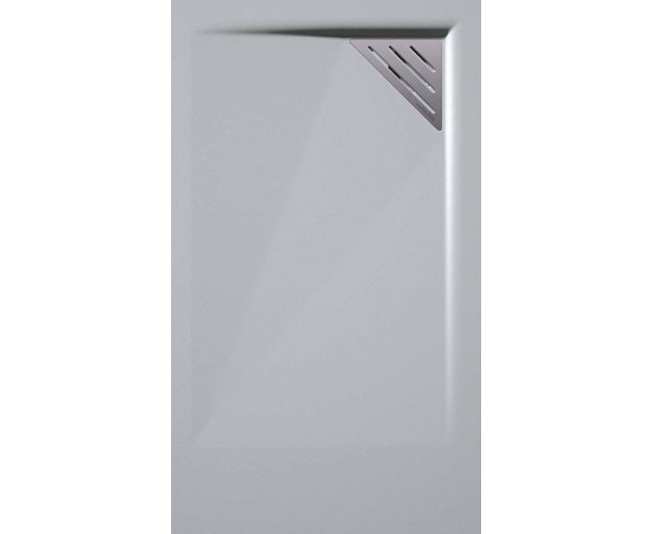 STONE MIO SHOWER TRAY 80x80 GRAY 7035 SMOOTH ​