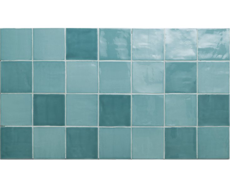NEW ZELLIGE JADE BRIGHT 13x13x0.9