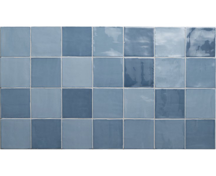 NEW ZELLIGE SKY GLOSS 13x13x0.9