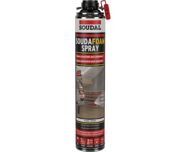 SOUDAL FOAM PROJECTABLE INSULATION 700ml. C / NOZZLE