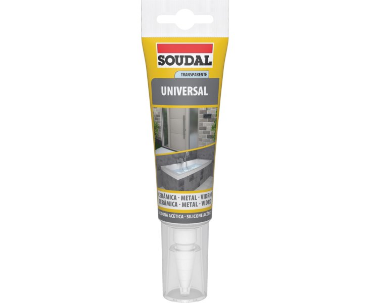 SOUDAL SILICONA UNIVERSAL TRANSLUCIDA BLISTER 80ml.