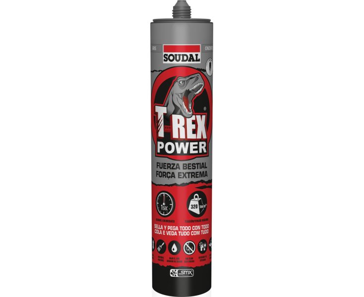 SOUDAL T-REX GRIS 290ml.