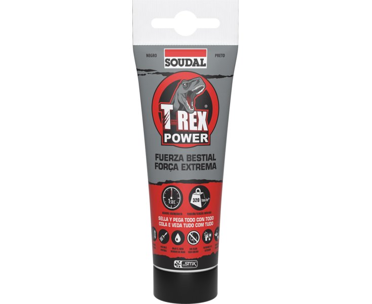 SOUDAL T-REX POWER BLACK TUBE 125ml.