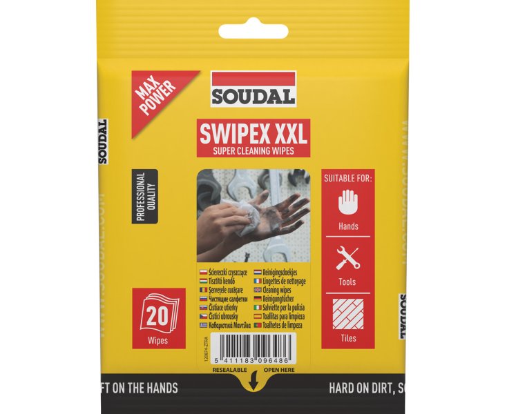 SOUDAL SWIPEX XXL WIPES (20UD) ​