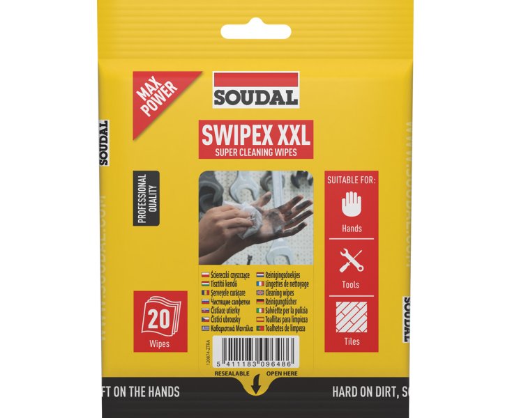 SOUDAL TOALLITAS SWIPEX XXL (20UD)