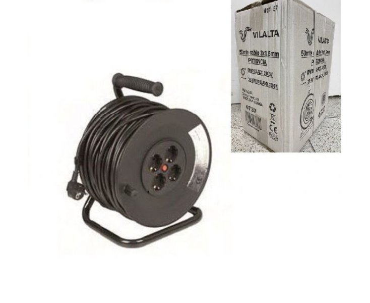 CABLE REEL 25m HOSE 3x1.5mm ​