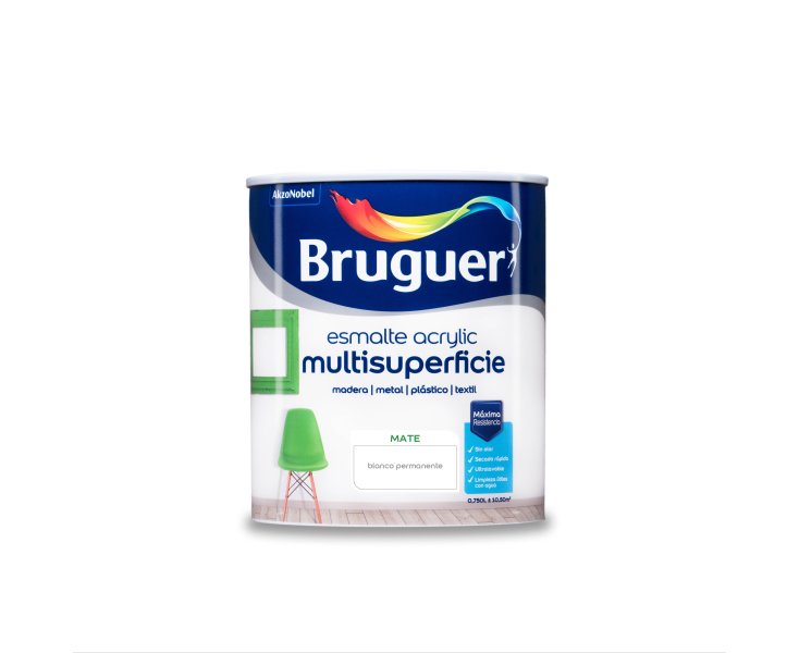 BRUGUER ACRYLIC ENAMEL WHITE MATE 750ml 
