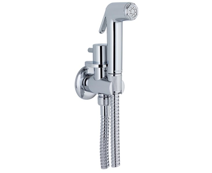 1 WATER TOILET TAP WITH SHOWER W/CHROME KIT
