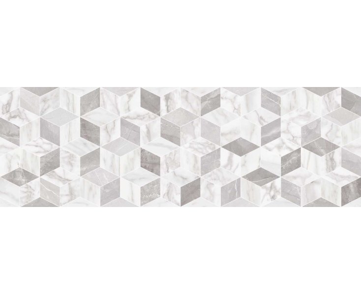 IMPERIALE DECORO TANGRAM BIANCO 30x90  