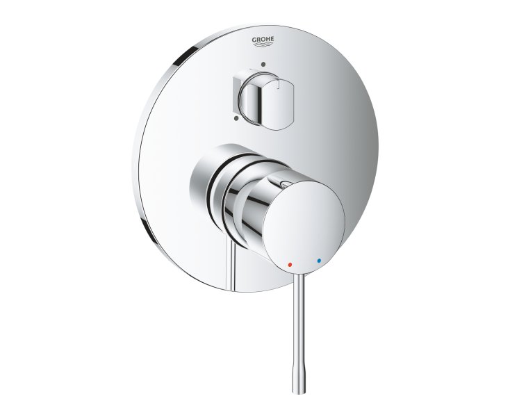 SINGLE LEVER ESSENCE SHOWER EMP.EXT. WITH CHROME 3-WAY INVERTER