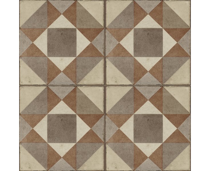 OTTOCENTO DECORO TAPPETO 3 AMBRA 20x20  