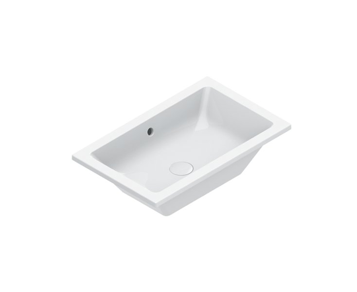 NEW ZERO 60 WASHBASIN 60x37 BUILT IN / UNDER COUNTERTOP W / OVERFLOW  