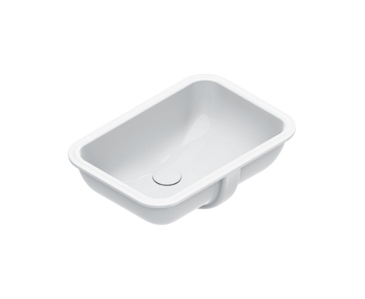 SOTTOPIAN WASHBASIN 55 55x38 B / WORKTOP W / WHITE OVERFLOW