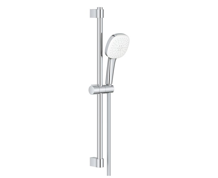 TEMPESTA CUBE 110 SHOWER SET 2 JETS W/BAR 60 CHROME