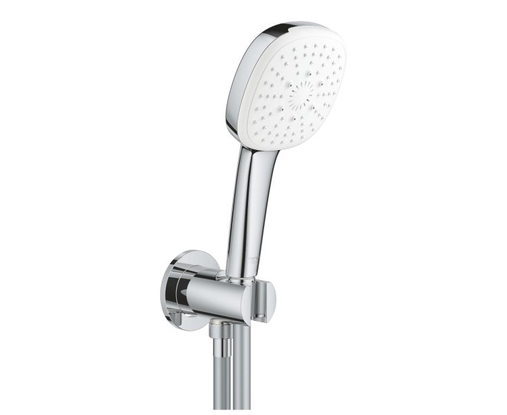 TEMPESTA CUBE 110 SHOWER SET 3 JETS W/CHROME SUPPORT