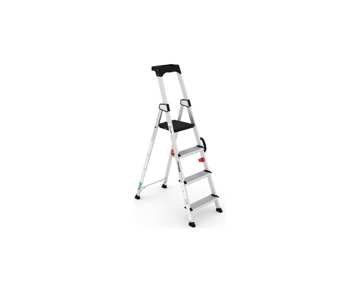 PROFESSIONAL ALUMINUM LADDER 4 STEPS
