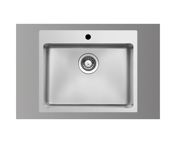 FREGADERO INOX SLIM FILO 60 550x505 1C. ENRASADO