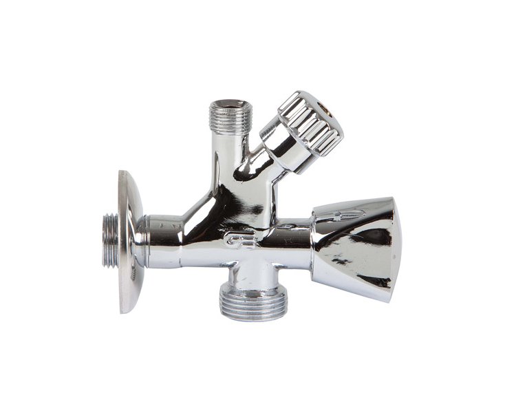 DOUBLE OUTLET MIXED WASHER/BASIN VALVE 1/2" // 3/4" 3/8"
