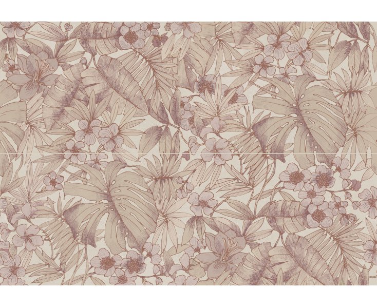 STRATFORD WALL DECORO PARADISE SET RED TOUCH RECT. 40x120