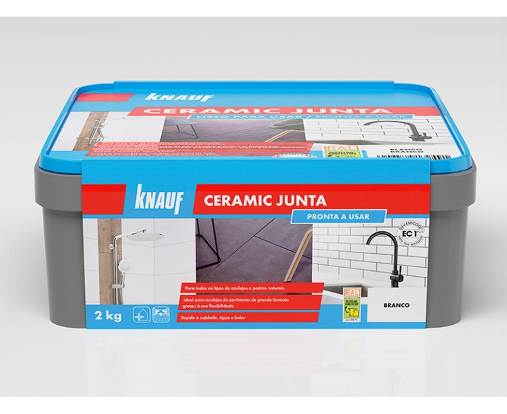 MORTERO DE REJUNTADO KNAUF CERAMIC JUNTA 2KG.