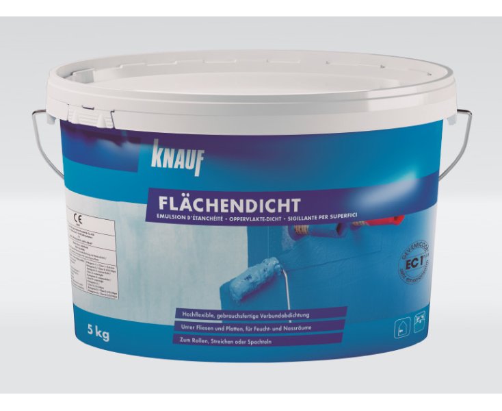 IMPRIMACION ZONAS HUMEDAS KNAUF FLACHENDICHT 5KG.