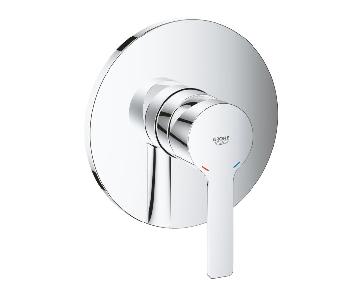 LINEAR SINGLE-LEVER SHOWER MIXER 1/2" CHROME OUTSIDE