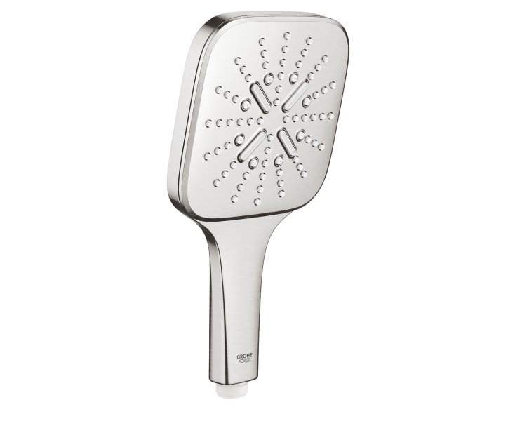 RAINSHOWER SMARTACTIVE 130 CUBE 3JET SUPERSTEEL HAND SHOWER