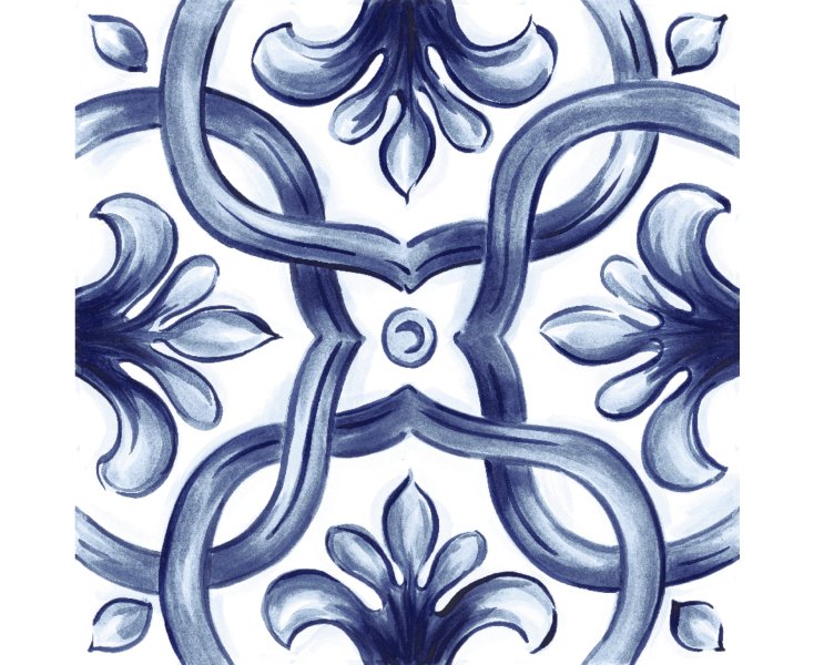 AMURI DECORO MAIOLICA TAPPETO 2 GLOSS 20x20