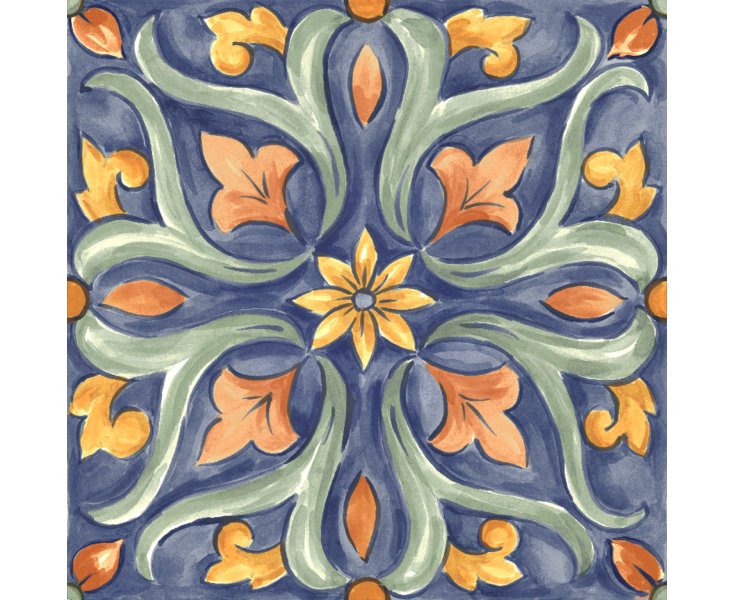 AMURI DECORO MAIOLICA TAPPETO 4 BRIGHTNESS 20x20