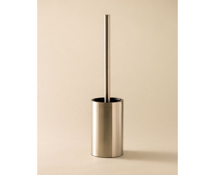 ARCHITECT S+ BRUSHED INOX FLOOR TOILET BRUSH HOLDER