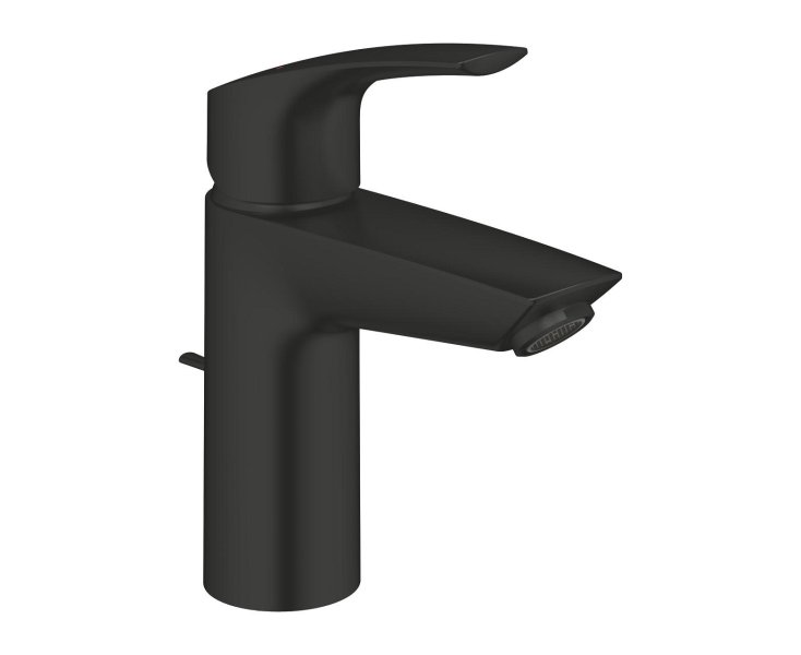 MONOMANDO EUROSMART LAVABO-S 1/2" VACIADOR AUTO. NEGRO MATE