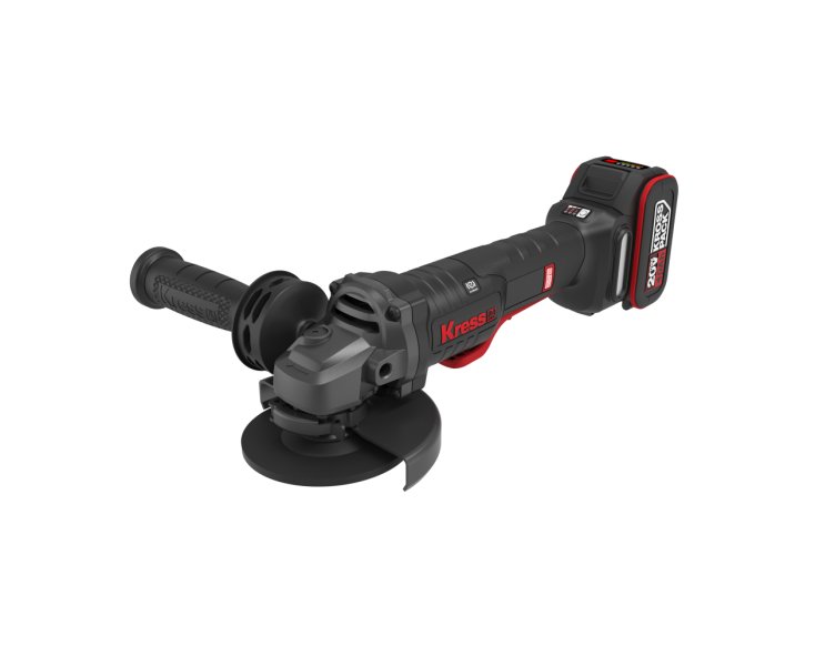 AMOLADORA KRESS 125mm 20V 2BAT. 4Ah