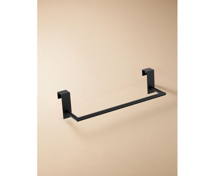 MATTE BLACK STICK TOWEL RACK 28