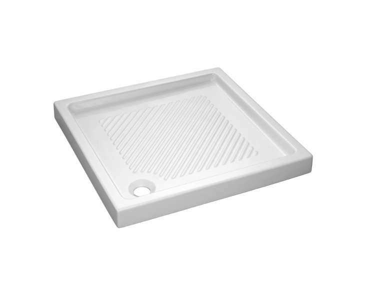 PLATO DUCHA PORCELANA MORAIRA 70x70 BLANCO