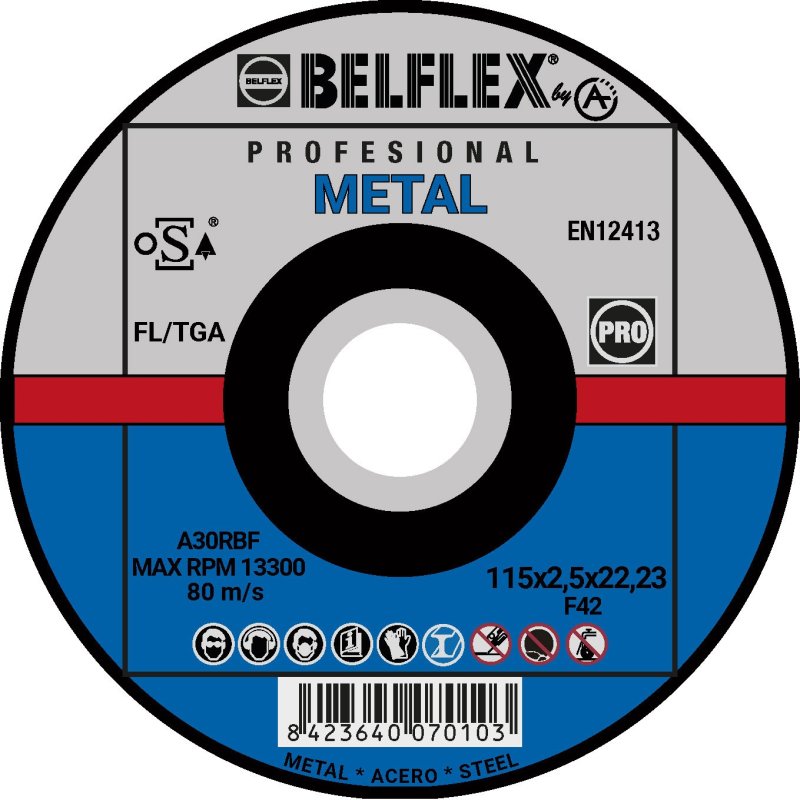 DISCO ABRATOOLS BELFLEX STEEL 115 A30RBF