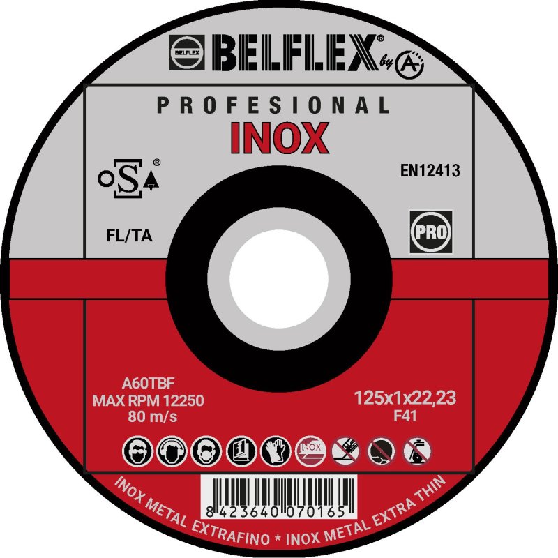 DISCO ABRATOOLS BELFLEX STEEL 125 A60TBF