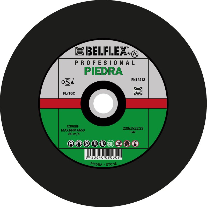 ABRATOOLS DISC BELFLEX STONE 230 C30RBF