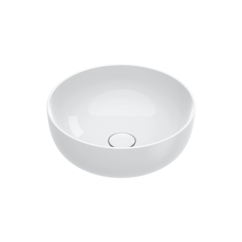 SFERA 42Ø WASHBASIN WITHOUT COUNTERTOP WITHOUT OVERFLOW GLOSS WHITE