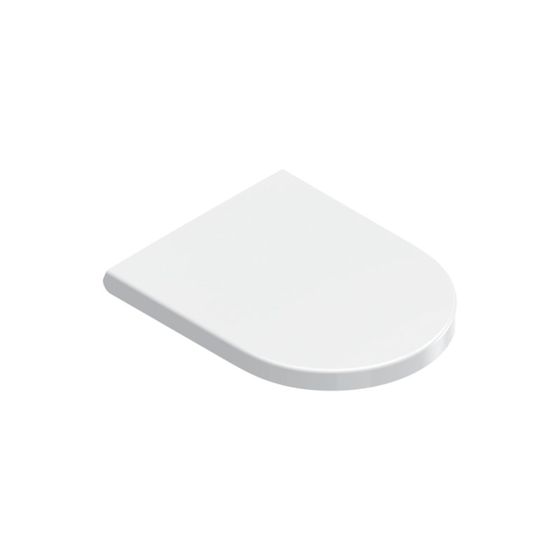 SFERA WC SEAT WITH CUSHIONED SURROUNDING GLOSS WHITE