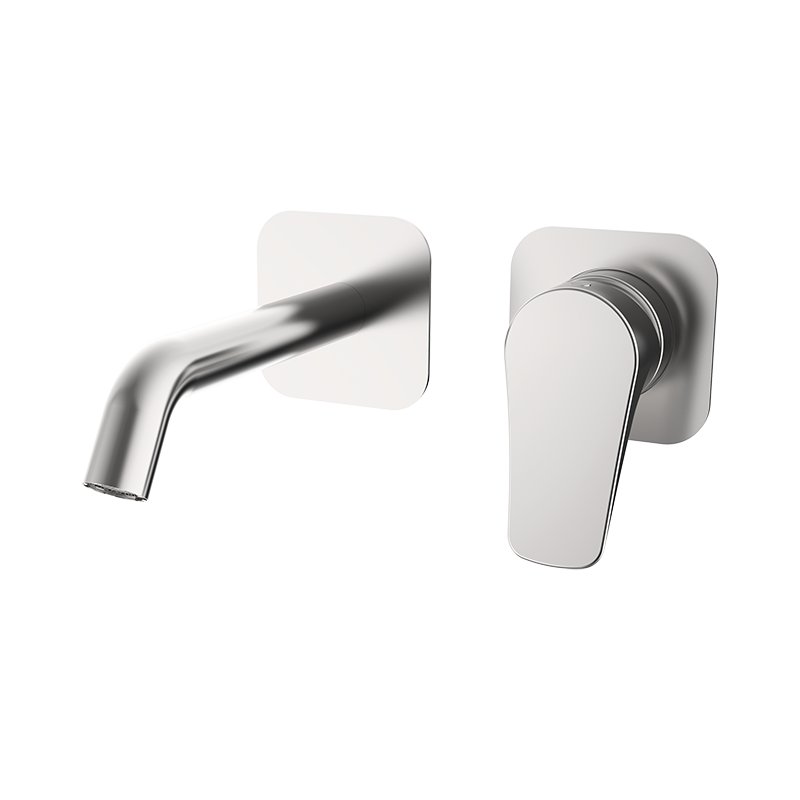 NAVA SINGLE-LEVER BASIN MIXER WITH 150mm SPOUT ETERNICE STEEL