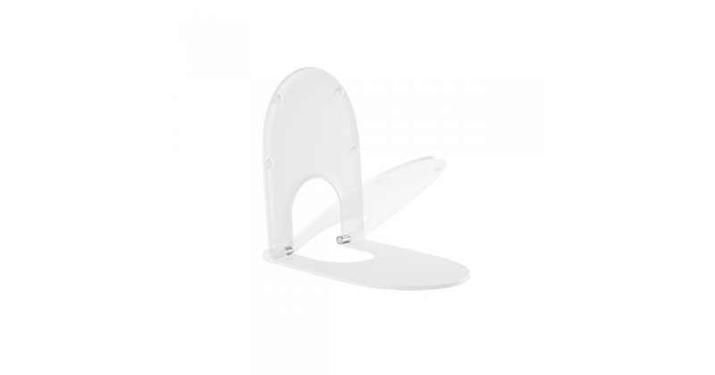 SANLIFE CLIPOFF CUSHIONED FALL BIDET SEAT WHITE